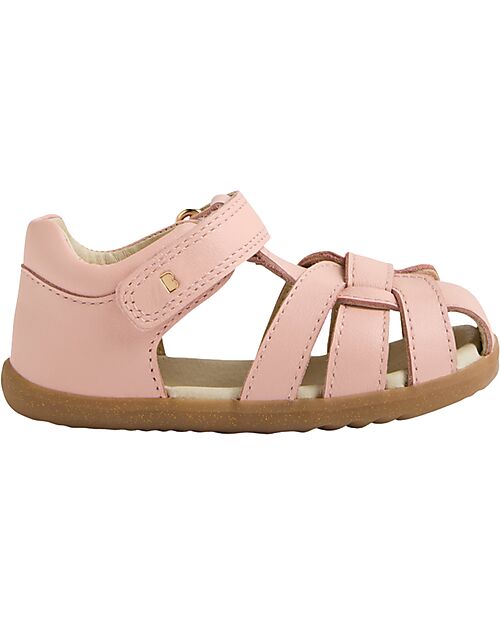 Bobux Step Up Skip Twist Sandals - Cameo Rose - Premium Leather - First Steps Sandals