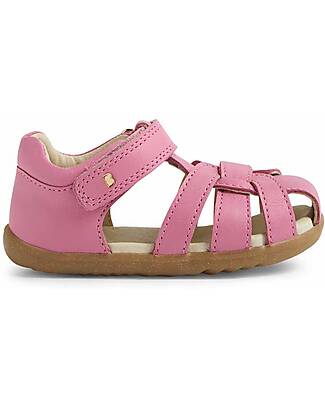 Bobux Step Up Skip Twist Sandals - Cashmere Rose - Premium Leather - First Steps Sandals