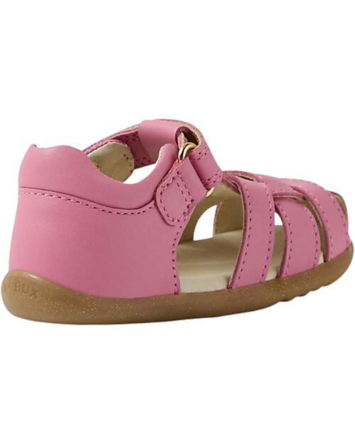 Bobux Step Up Skip Twist Sandals - Cashmere Rose - Premium Leather - First Steps Sandals