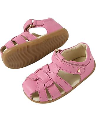 Bobux Step Up Skip Twist Sandals - Cashmere Rose - Premium Leather - First Steps Sandals