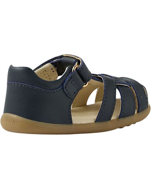 Bobux Step Up Skip Twist Sandals - Navy - Premium Leather - First Steps Sandals