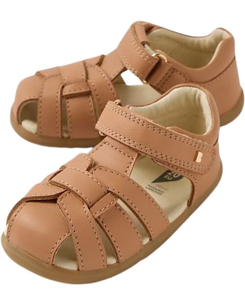 Bobux Step Up Skip Twist Sandals - Sandstorm - Premium Leather - First Steps Sandals