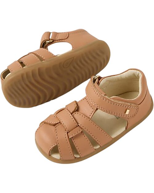 Bobux Step Up Skip Twist Sandals - Sandstorm - Premium Leather - First Steps Sandals