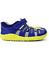 Bobux Step-Up Summit Sandal - Blueberry/Neon - Aktiv Sole for All Terrain Sandals