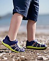 Bobux Step-Up Summit Sandal - Blueberry/Neon - Aktiv Sole for All Terrain Sandals