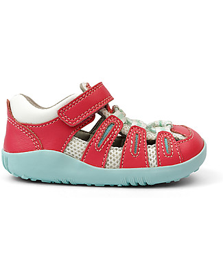 Bobux Step-Up Summit Sandal - Guava/Mist - Aktiv Sole for All Terrain Sandals