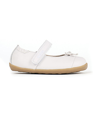 Bobux Step-Up Swing Ballet Shoe, White - Ultra flexible, perfect for first steps! Shoes