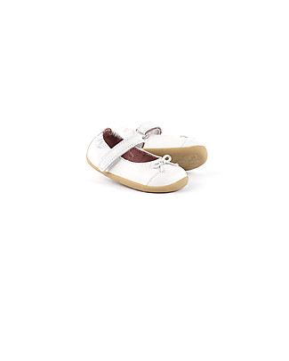 Bobux Step-Up Swing Ballet Shoe, White - Ultra flexible, perfect for first steps! Shoes