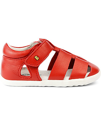 Bobux Step-Up Tidal Sandal - Red - Waterfriendly Leather Shoes