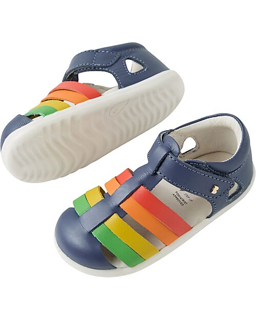 Bobux Step Up Tidal Sandals - Vintage Indigo Multi - First Steps Sandals