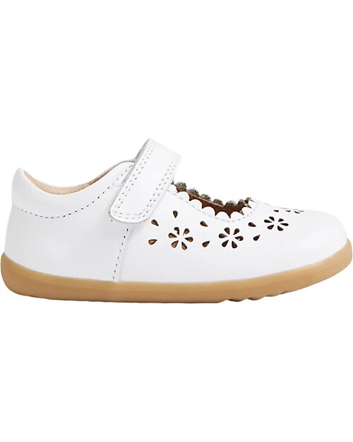 Bobux Step Up Tilly Sandal - White - Mary Jane Design - First Steps Sandals