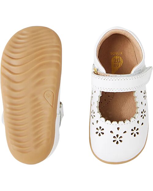 Bobux Step Up Tilly Sandal - White - Mary Jane Design - First Steps Sandals