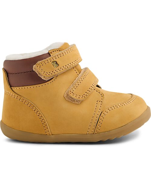 Bobux Step Up Timber Artic Boot - Oak Buff - Perfect for First Steps Shoes