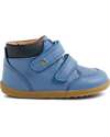 Bobux Step Up Timber Boot - Coronet Blue - Premium Leather - Perfect for First Steps Shoes