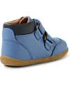 Bobux Step Up Timber Boot - Coronet Blue - Premium Leather - Perfect for First Steps Shoes