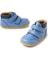 Bobux Step Up Timber Boot - Coronet Blue - Premium Leather - Perfect for First Steps Shoes