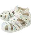 Bobux Step Up Tropicana II Sandals - White Floral - First Steps Sandals