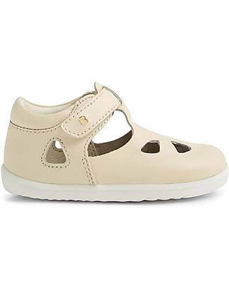 Bobux Step Up Zap II Sandals - Chalk - First Steps Shoes