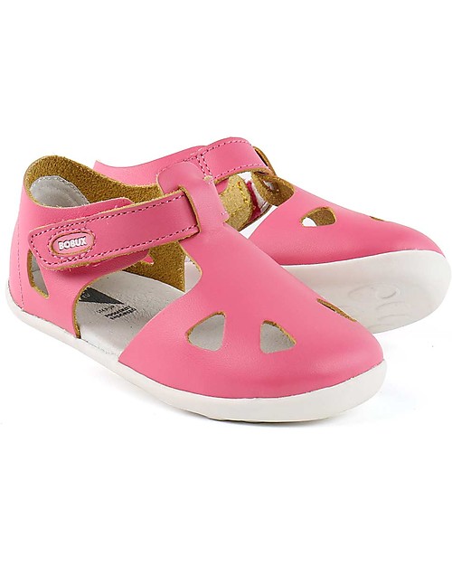 Bobux Step-Up Zap Sandal, Fuchsia - Ultra flexible, perfect for first steps! Sandals
