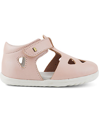 Bobux Step-Up Zap Sandal - Seashell - Flexible for First Steps! Shoes