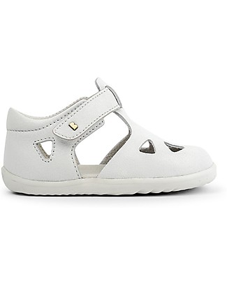 Bobux Step-Up Zap Sandal - White - Ultra flexible for first steps! Shoes