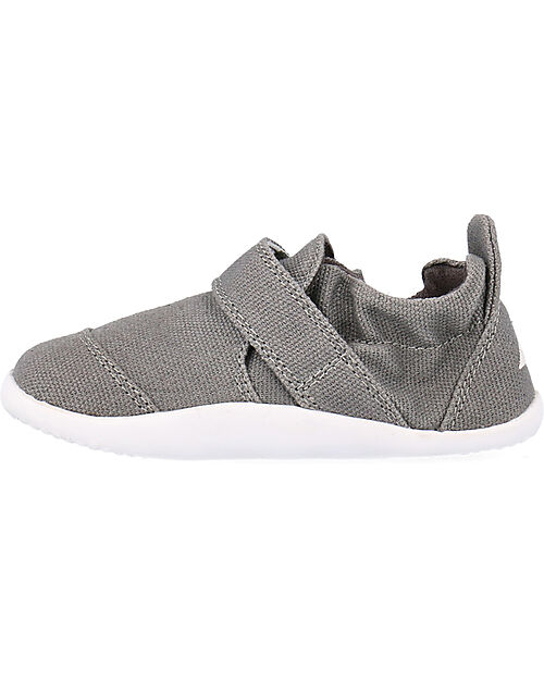 Bobux Xplorer Go Organic Shoes - Charcoal - Organic Cotton - First Steps Shoes