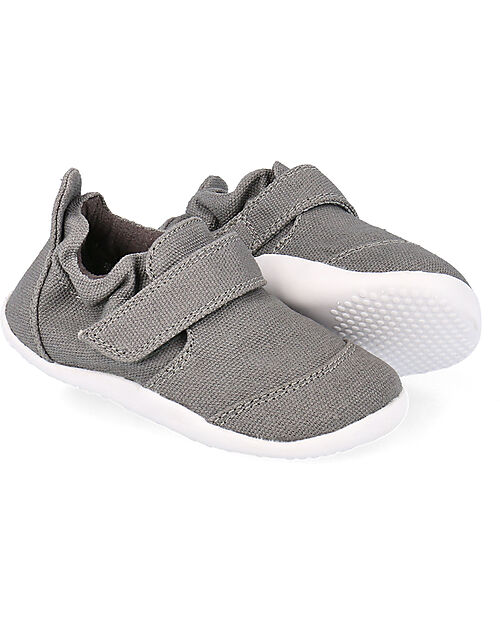 Bobux Xplorer Go Organic Shoes - Charcoal - Organic Cotton - First Steps Shoes