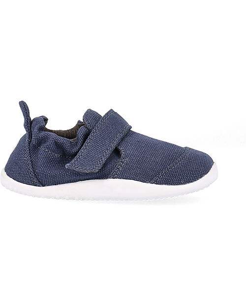 Bobux Xplorer Go Organic Shoes - Navy - Barefoot - Organic Cotton - First Steps Shoes