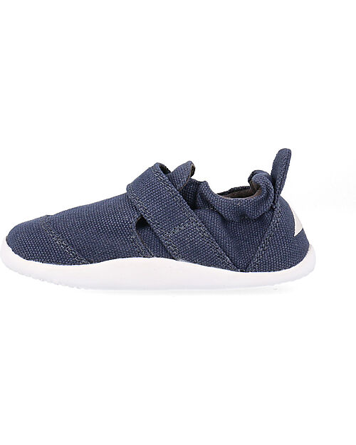 Bobux Xplorer Go Organic Shoes - Navy - Barefoot - Organic Cotton - First Steps Shoes