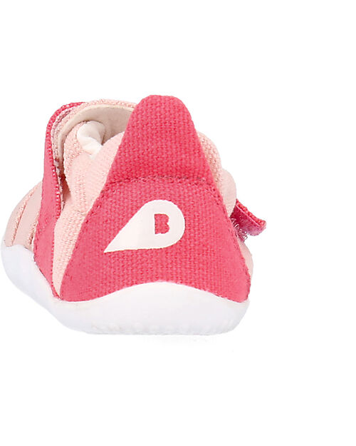 Bobux Xplorer Go Organic Shoes - Seashell and Guava - Organic Cotton - First Steps Shoes