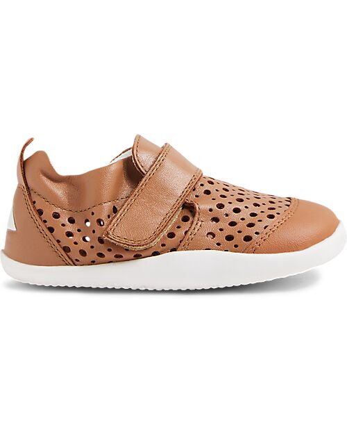 Bobux Xplorer Go Punch Shoes - High Breathability - Caramel - First Steps Shoes