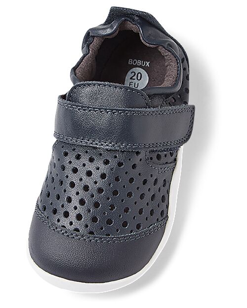Bobux Xplorer Go Punch Shoes - High Breathability - Navy Blue - First Steps Shoes