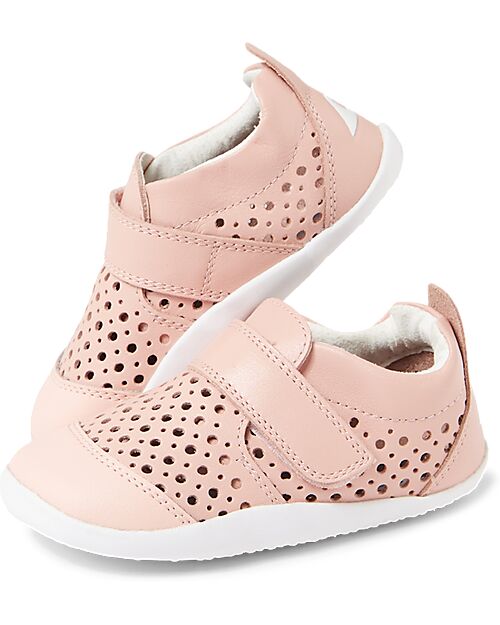 Bobux Xplorer Go Punch Shoes - High Breathability - Seashell - First Steps Shoes