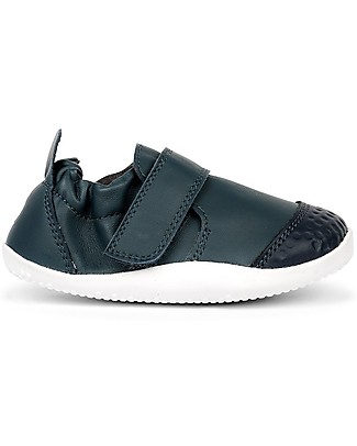 Bobux Xplorer Go Shoe - Navy - Barefoot - Leather and Super Flexible Sole Shoes