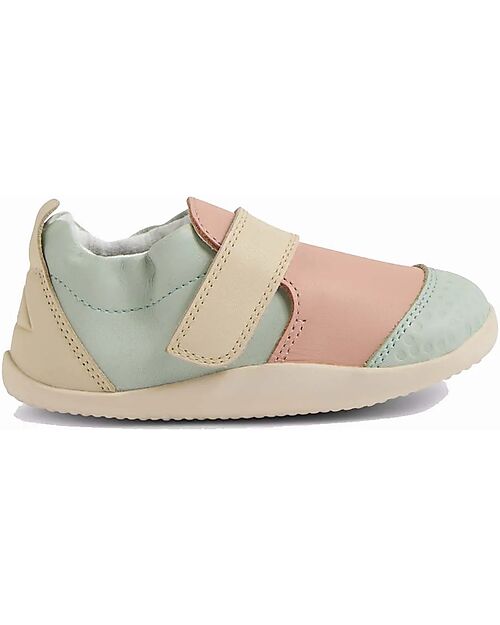 Bobux Xplorer Go Shoes Seafoam - Cameo Rose - Premium Leather - First steps Shoes