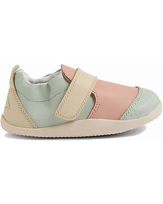 Bobux Xplorer Go Shoes Seafoam - Cameo Rose - Premium Leather - First steps Shoes