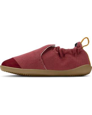Bobux Xplorer Junior Shoe - Chilli - Organic Cotton - Perfect Slippers at Home or in Kindergarten! Slippers