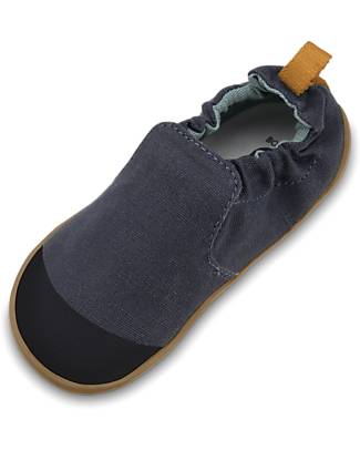 Bobux Xplorer Junior Shoe - Midnight - Organic Cotton - Perfect Slippers at Home or in Kindergarten! Slippers