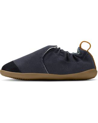 Bobux Xplorer Junior Shoe - Midnight - Organic Cotton - Perfect Slippers at Home or in Kindergarten! Slippers