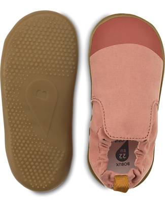 Bobux Xplorer Junior Shoe - Rose - Organic Cotton - Perfect Slippers at Home or in Kindergarten! Slippers