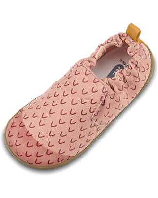 Bobux Xplorer Junior Shoe - Rose Wings - Organic Cotton - Perfect Slippers at Home or in Kindergarten! Slippers