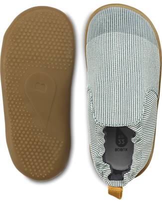 Bobux Xplorer Junior Shoe - Slate Pencil - Organic Cotton - Perfect Slippers at Home or in Kindergarten! Slippers