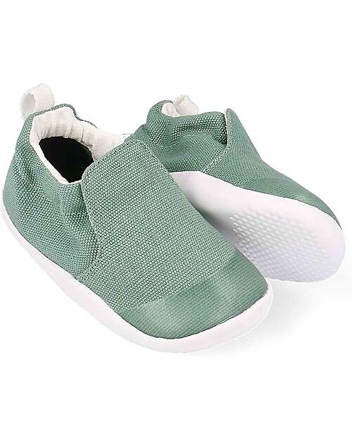 Bobux Xplorer Scamp Organic Shoes - Iceberg Green - Organic Cotton - First Steps Shoes