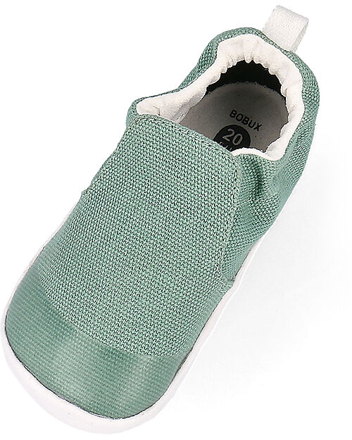 Bobux Xplorer Scamp Organic Shoes - Iceburg Green - Organic Cotton - First Steps Shoes