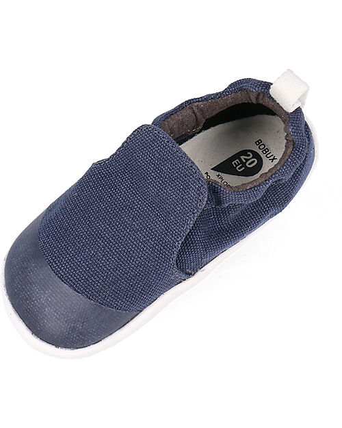 Bobux Xplorer Scamp Organic Shoes - Navy - Organic Cotton - First Steps Shoes