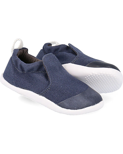 Bobux Xplorer Scamp Organic Shoes - Navy - Organic Cotton - First Steps Shoes