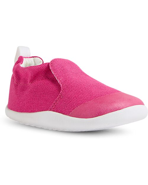 Bobux Xplorer Scamp Organic Shoes - Rose Violet - Organic Cotton - First Steps Shoes
