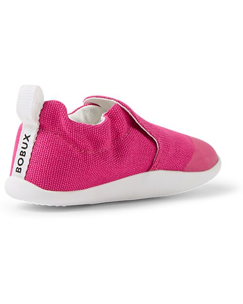 Bobux Xplorer Scamp Organic Shoes - Rose Violet - Organic Cotton - First Steps Shoes