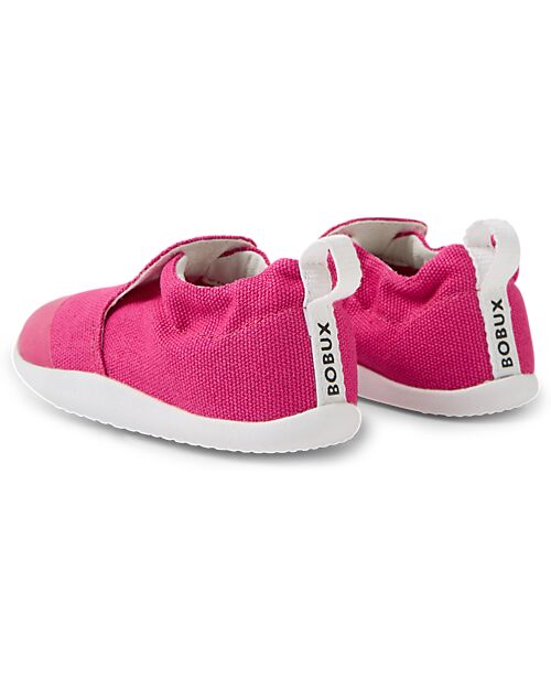 Bobux Xplorer Scamp Organic Shoes - Rose Violet - Organic Cotton - First Steps Shoes