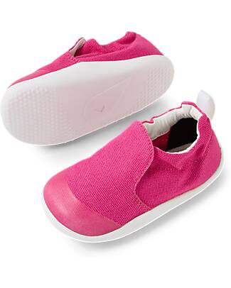 Bobux Xplorer Scamp Organic Shoes - Rose Violet - Organic Cotton - First Steps Shoes